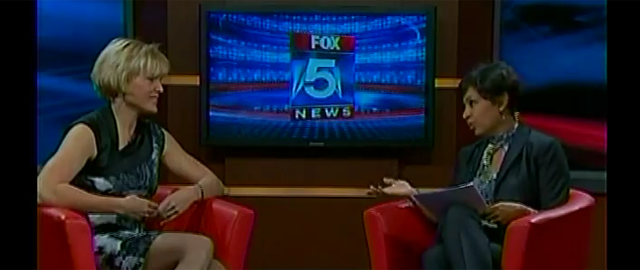 Caroline on Fox 5 News
